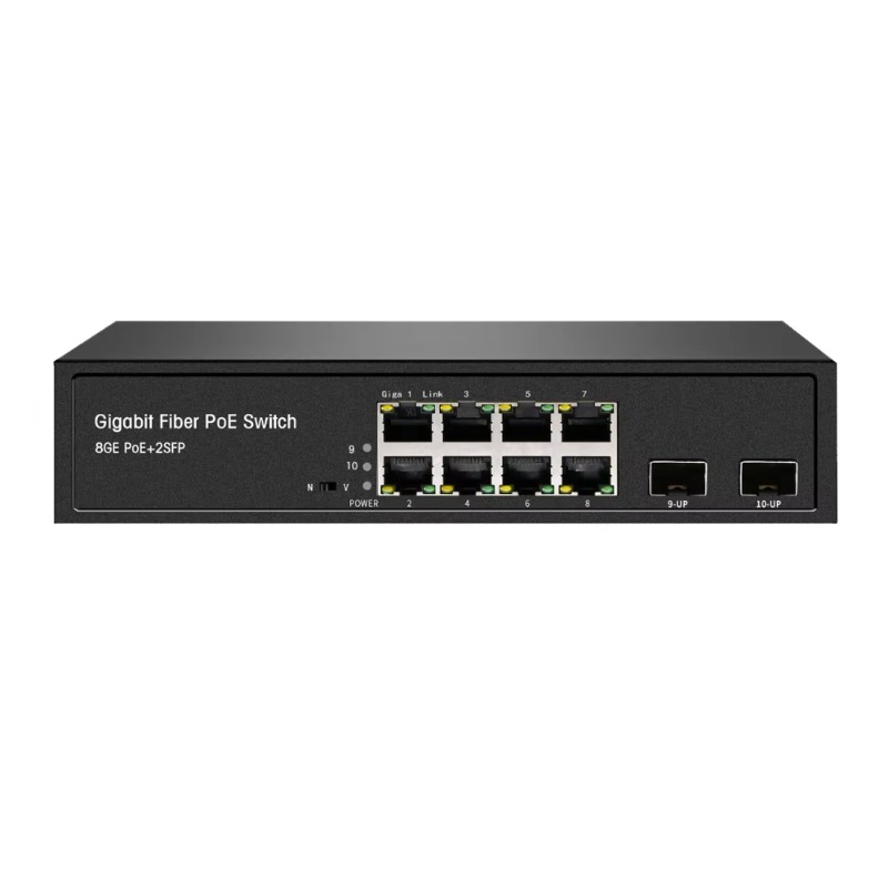 Managed Gigabit Poe Switch 8 Port 802.3At - OEM ODM, Switch Ethernet PoE+ 120W