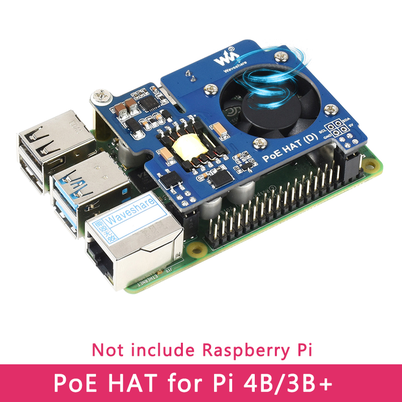 Deskpi Super6C - Raspberry Pi POE HAT 802.3af Modul