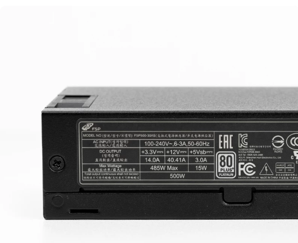 FSP500-30AS, Catu Daya Flex AT - Atx Power Supply 1U Flex 500W ulasan dan harga