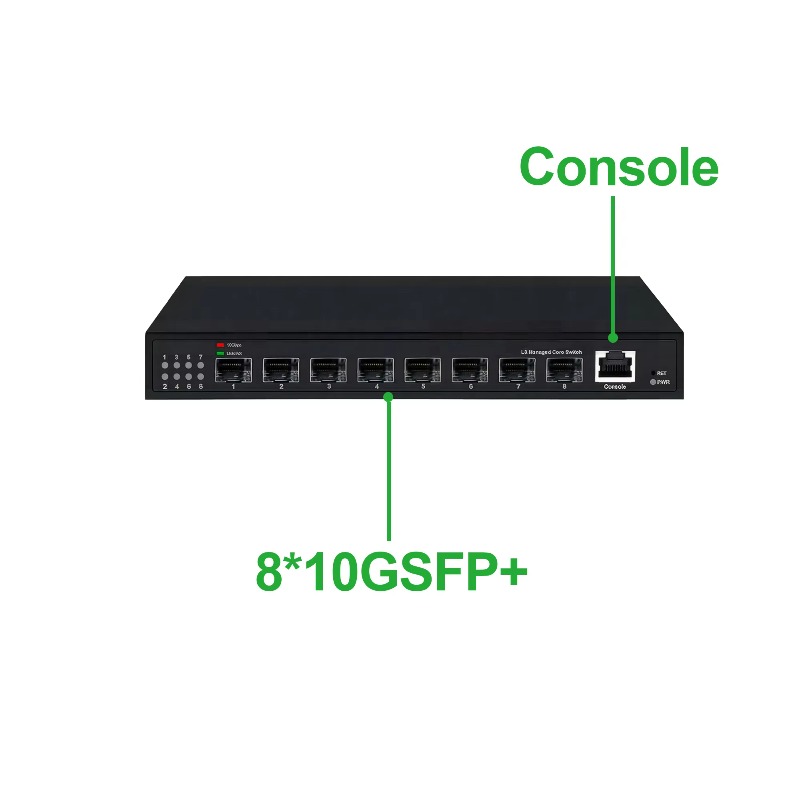 Switch Jaringan Terkelola L3 d - Sfp+ 10G Managed Switch 8 Port ulasan dan harga